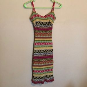 Southwestern knit dress